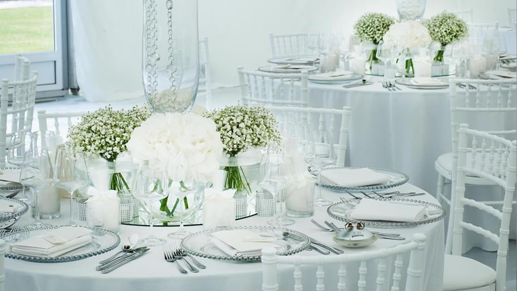 Wedding in white